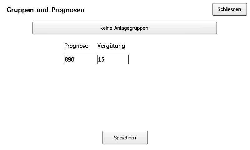 Gruppen und Prognosen in der Loggeroberfläche
